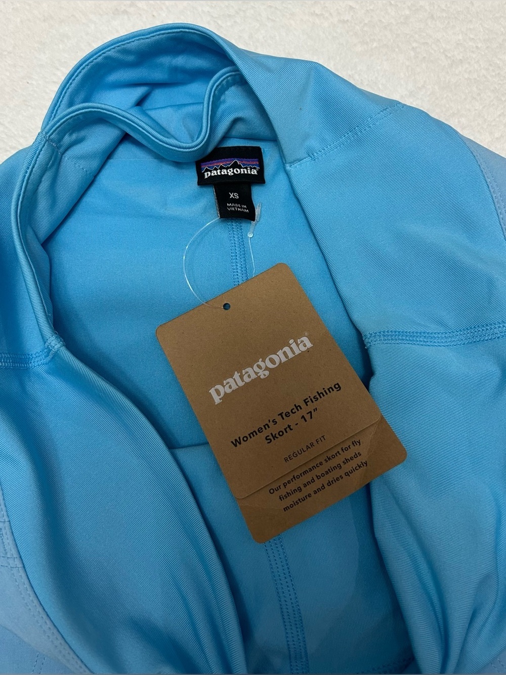 Patagonia Women’s XS Teal Athletic Outdoor Mini Skort - Picture 3 of 8